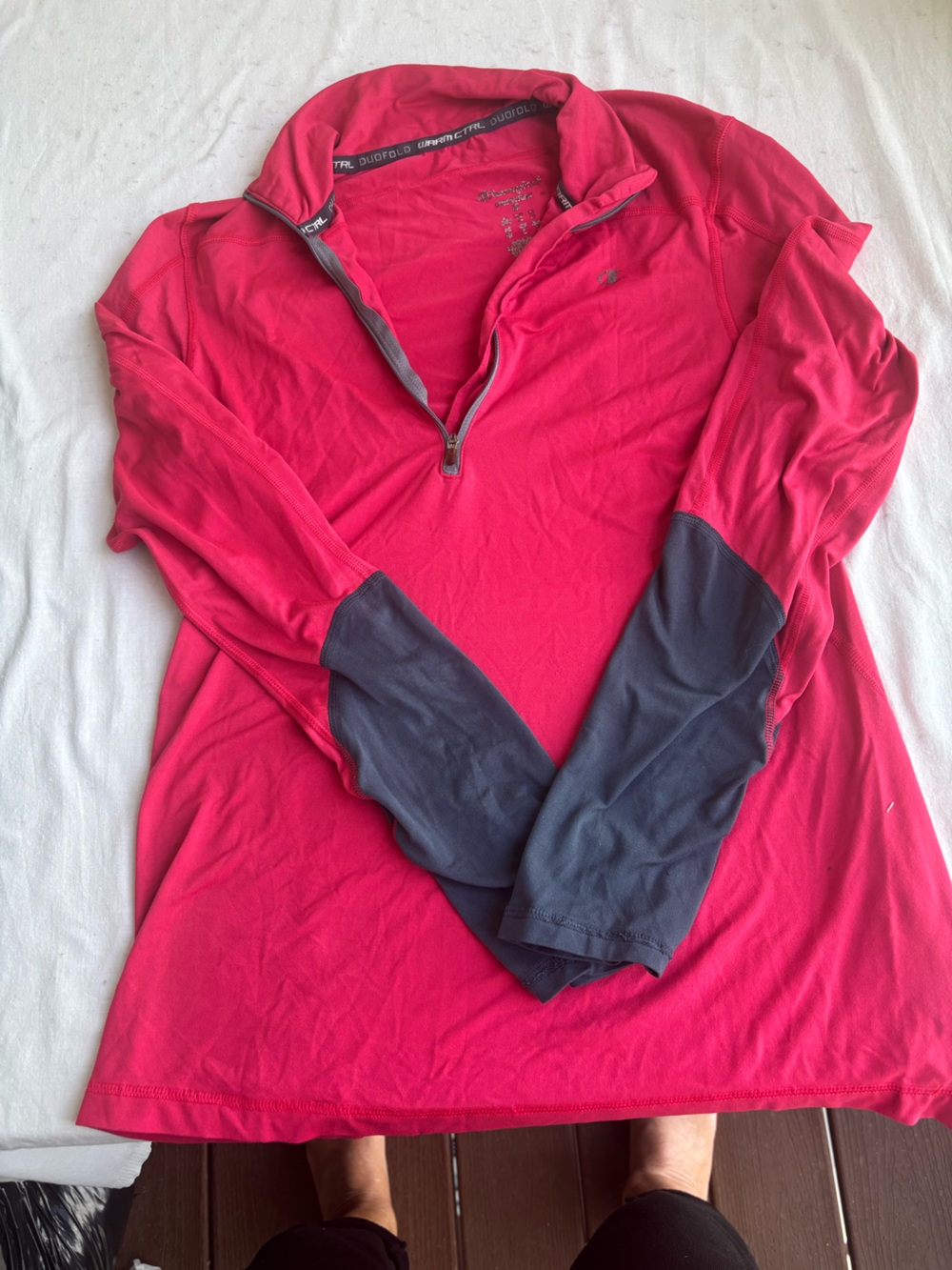 Hot Pink long sleeve performance shirt